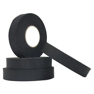 欧文格 PET汽车绒布线束胶带2.5cm*15m，厚度100μm，黑色 RBXJD2515-02