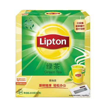 立顿 袋泡茶 绿茶包商用装，S100 2g*100包