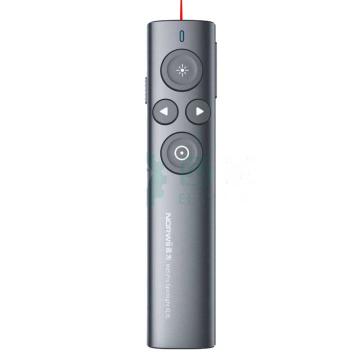 诺为 翻页笔液晶屏led放大凸显 无线演示器 N95s Pro 红光 64G 灰色
