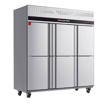 德玛仕 立式六门商用厨房全冷藏冰箱风冷无霜 GK1.6L6F