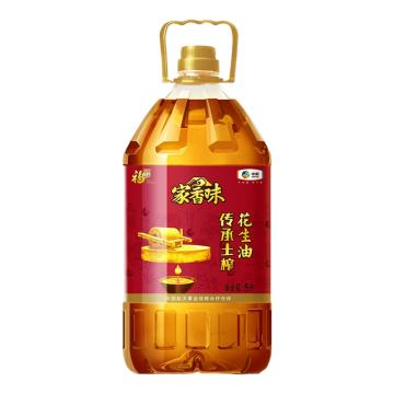 福临门 家香味食用油中粮出品 （一件代发） 传承土榨花生油 5L