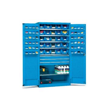 锐德 挂板门型置物柜外形尺寸(mm):1000W×600D×1800H(不含零件盒) CP106018D31