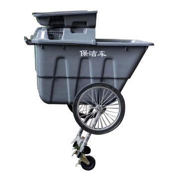 循诺 手推保洁车 垃圾车 灰色