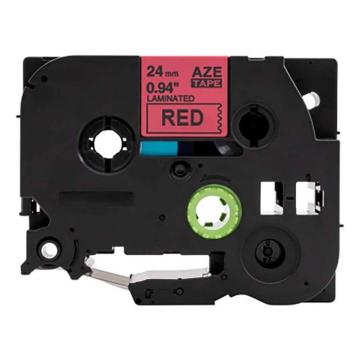 功成狮 标签色带，AZE-451GCDY0263 宽度24mm 红底黑字，适用于兄弟ＴＺ系列标签机 GCDY0263