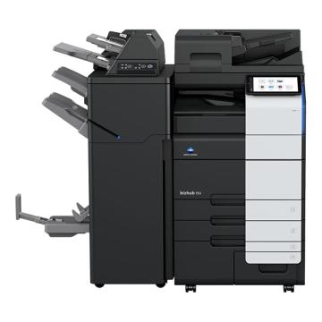柯尼卡美能达 A3+ 黑白多功能复合机，含1年原厂服务 bizhub751i+输稿器+四纸盒+100页鞍式装订器