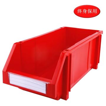 Raxwell 组立背挂斜口盒TK004，外尺寸D×W×H(mm):450×200×177，全新料，红色(标签牌1+标签纸1+立柱4) RHSS4518