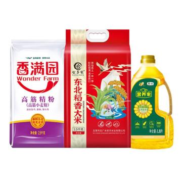 福临门 节庆组合福临门/香满园/公子家（一件代发） 23DW-米面油套餐 1.8L+5kg