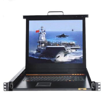 艾斯柯盾 KVM切换器17寸CAT5网口KVM切换器4口网口带IP DL7104Ci