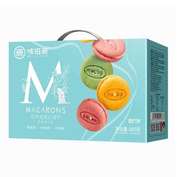 味滋源 马卡龙夹心饼干（一件代发） 手提款 880g