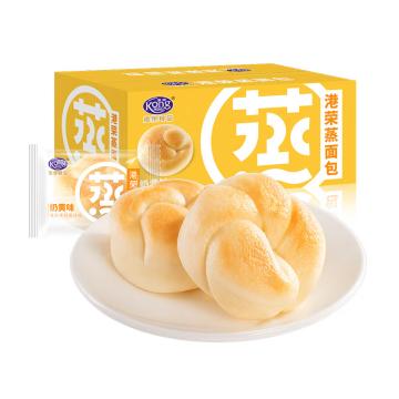 港荣 蒸面包 奶黄味 460g*2