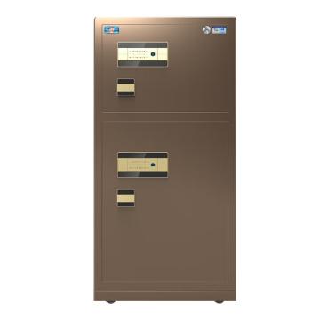 HP 保险柜加厚钢板CSP国标认证尊虎系列双门 FDG-A1/D-120S 120cm指纹密码 咖啡金