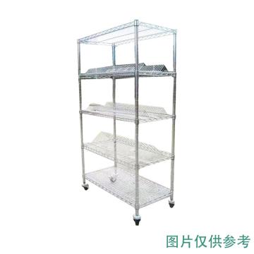 攻城虎 SMT料车，四层 尺寸mm:450×1200×1500,碳钢镀铬,带轮子