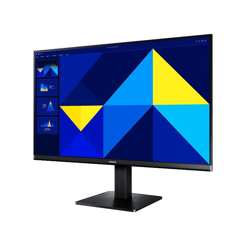 SAMSUNG/三星 显示器/24英寸/1920x1080分辨率/100Hz刷新率/72% NTSC/HDMI/VGA/支持壁挂 S24D300GAC