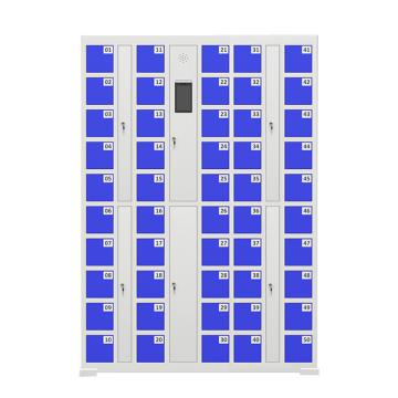 锴源 智能手机充电柜，人脸识别系统，50门，尺寸:1260×300×1800 KY-SJG04