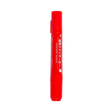 白金 油性大双头记号笔粗线幅2-6mm 10支/盒 CPM-150 红色