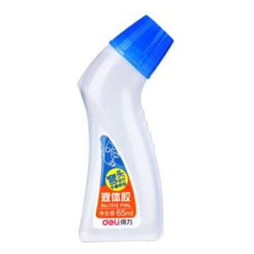 deli/得力 弯头液体胶蓝色/黄色混发 7312