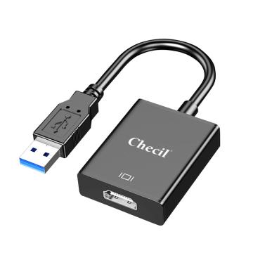 创乘 USB3.0转HDMI转换器合金黑 CT032B