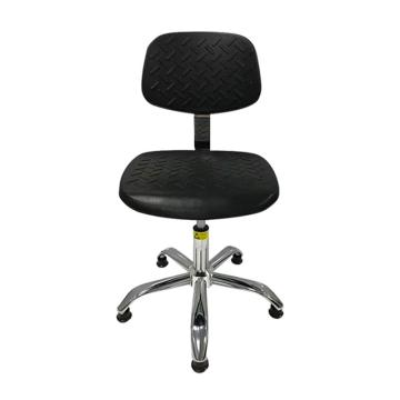 功成狮 防静电升降工作椅，散件发货GSPC0003 可调节高度480-680mm，电镀五星脚固定脚垫款，黑色 GSPC0003