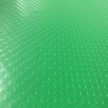 Raxwell PVC防滑走道垫 铜钱纹，绿色厚3mm 幅宽1.5米，15米/卷