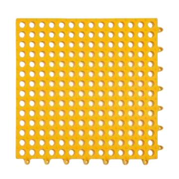 功成狮 浴室防滑拼接垫黄色 30×30cm 厚0.85mm GJMW0216