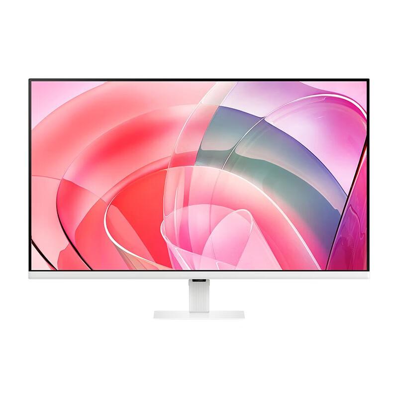 SAMSUNG/三星 显示器/32英寸/白色/4K/3840*2160/60Hz/99%sRGB/HDMI/DP/支持壁挂 S32D707EAC
