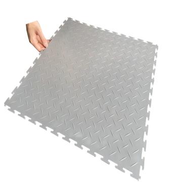 SIGCESS 方块地垫 50X50CM厚度5MM，明扣燕尾式 人字纹 灰色