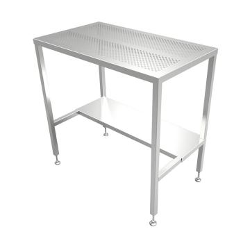 兆庭 单层透气工作台（带半层下隔板）不含安装 CT-WS-0894,尺寸:900×500×800,材质304