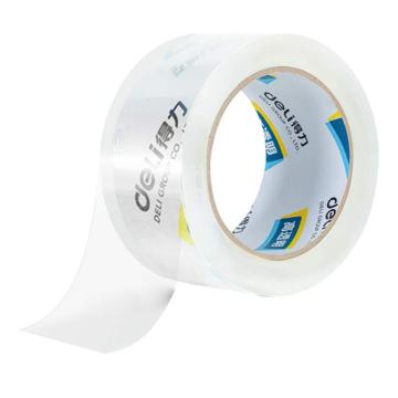 deli/得力 高透封箱胶带60mm*100y*50um(6卷/筒) 30325