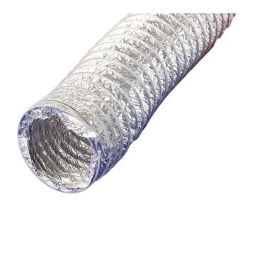 莱克斯 耐高温单层铝箔风管，内径51mm，10米/条，持续高温不超150度 LKE412-51mm