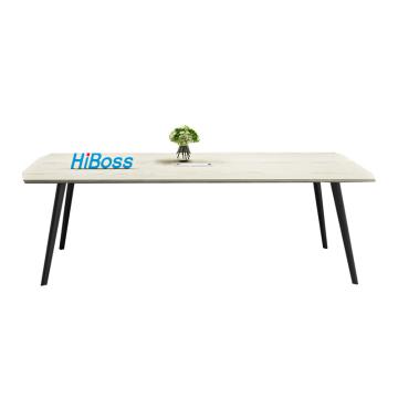 HiBoss 板式会议桌时尚简约开会桌办公会议长桌2.2米2200*1050*750mm GJSP-113