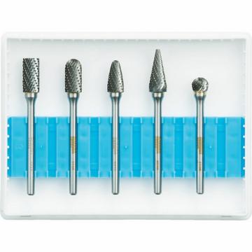 TRUSCO 超硬棒材套装B系列 轴径3mm 刀刃直径6.4mm 5件装【海外现货】 TBB0645S