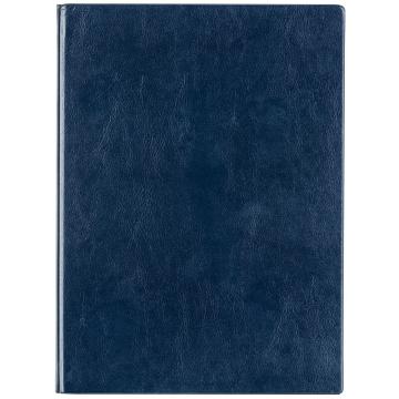 deli/得力 皮面记事本日记本蓝色 16K 3185
