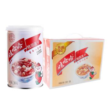娃哈哈 桂圆莲子八宝粥营养早餐方便速食 280g*12罐