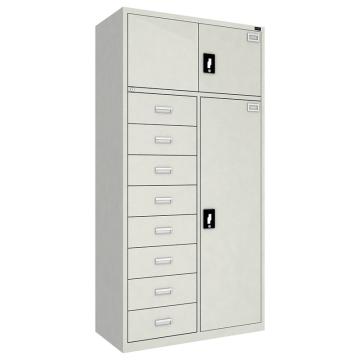 佰斯特 防静电工具柜，(上钢制双开门柜，下8抽单开门柜)900×440×1800，钢板厚(mm):0.8 CH-18-08E,不含安装