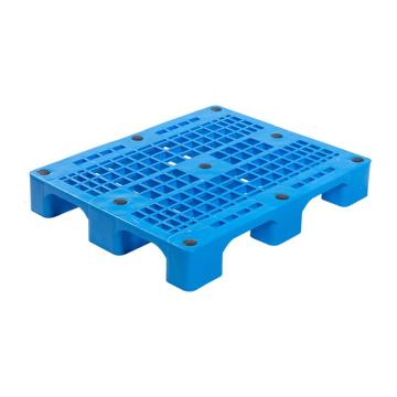 威佳 网格九脚托盘，尺寸:1000×800×140mm，动载:500kg，静载:2000kg，蓝色，不含钢管 WGLP1008N9
