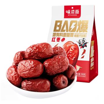 味滋源 蜜饯果干（一件代发） 红枣 500g