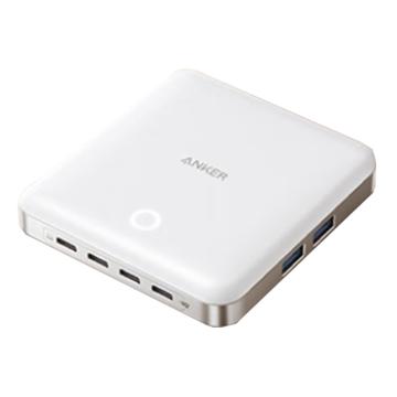 ANKER 安克130W桌面充电站（无充电线）白色 A2155|