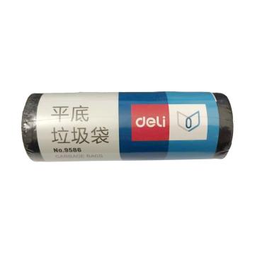 deli/得力 黑色平底垃圾袋45*50cm，30只/卷 9586