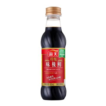 恒泰 调味品 特级味极鲜酱油，500ml*12瓶/箱
