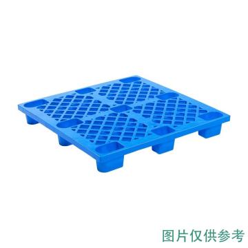 威佳 网格九脚托盘，尺寸:1300×1100×140mm，动载:500kg，静载:2000kg，蓝色，不含钢管 WGLP1311N9