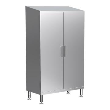 兆庭 双门斜顶储物柜型号：CT-CB-325 尺寸:900×400×2000材质:304