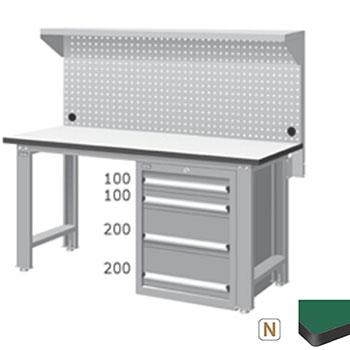 TANKO 标准型工作桌高宽深(mm):1407×1500×785，带挂板，承重（kg）:500，不含安装 WBS-57041N13