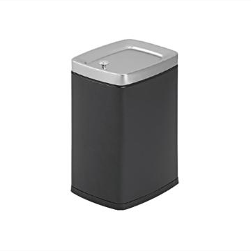 月桐 不锈钢带盖方形垃圾桶 YFT-01E