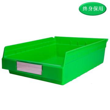 Raxwell 精益物料盒TK5415，外尺寸规格D×W×H(mm):500×400×150，全新料，绿色(标签牌1+标签纸1) RHSS4574