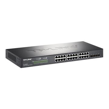 TP-LINK/普联 商用交换机24*GE+4*10G SFP+万兆上联云管理交换机 TL-SH2428