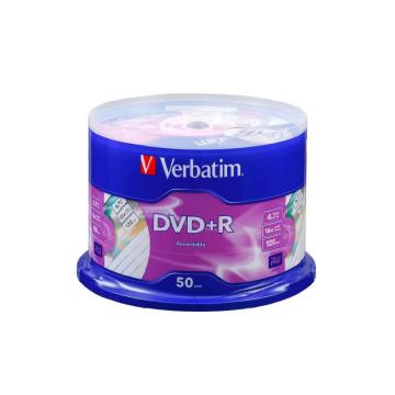 威宝 空白光盘 雾银龙16速 4.7G DVD+R 50片桶装 63405