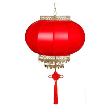 钢米 仿古羊皮灯笼50#Y φ50cm×55cm 红色 圆款 GM-FYP