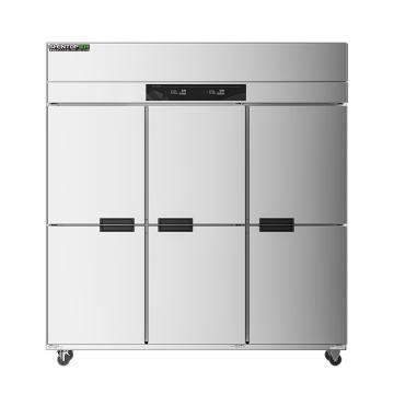 圣托 立式六门双温冰箱，容积1360L，定频直冷 STL-GU36