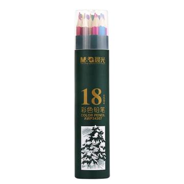 MG 筒装油性彩铅18色/筒装 AWP34307