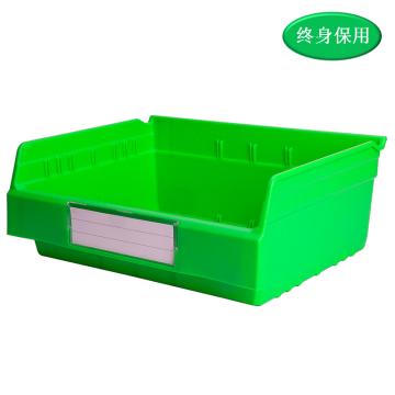 Raxwell 精益物料盒TK3415，外尺寸规格D×W×H(mm):300×400×150，全新料，绿色(标签牌1+标签纸1) RHSS4565